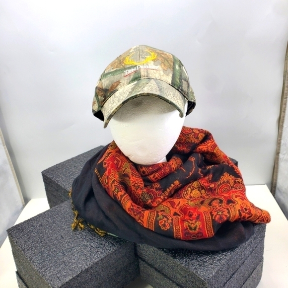 10 Point Antler Camo Hat Velcro Baseball Cap - Picture 9 of 9